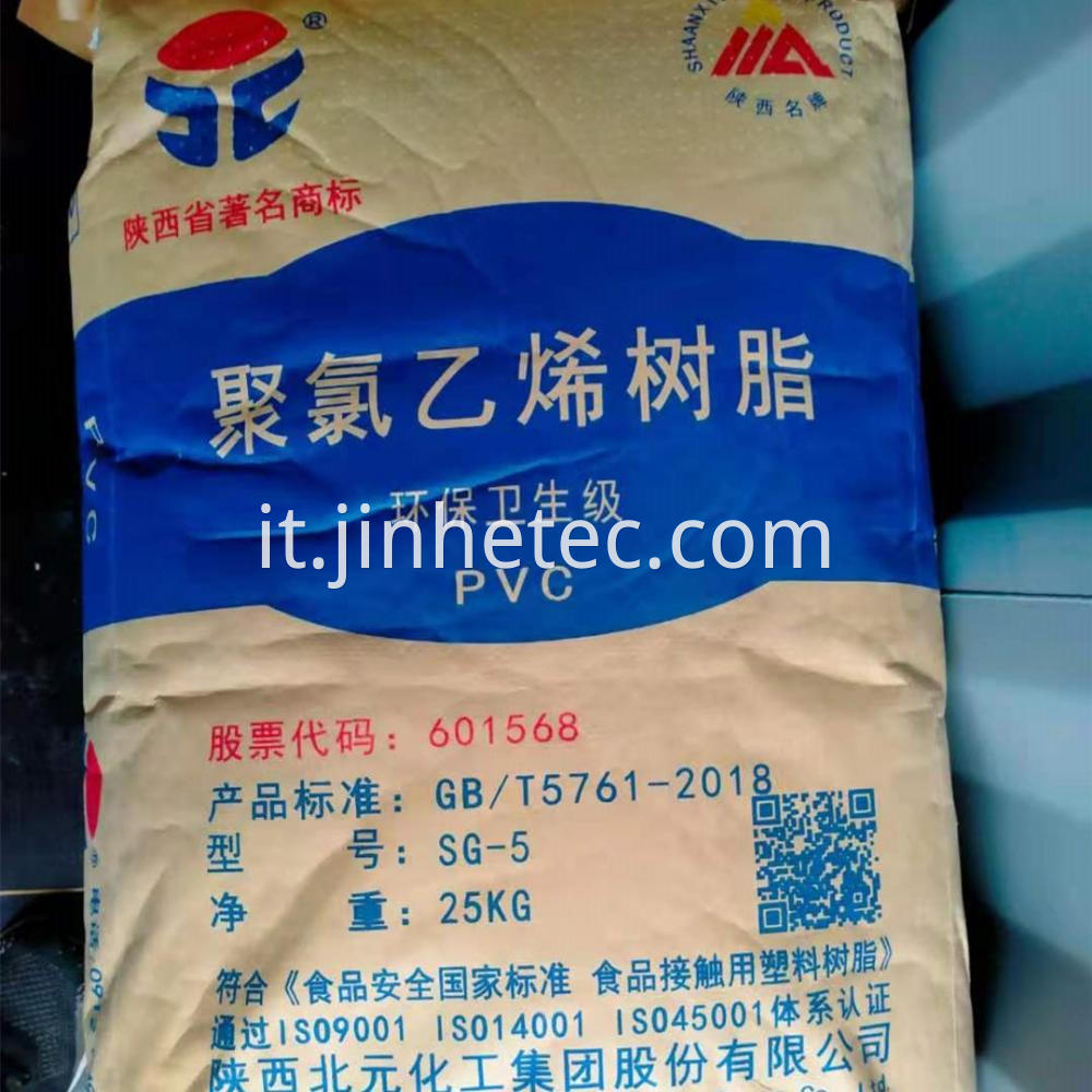 Beiyuan Brand PVC Resin Sg3 Sg5 Sg8 